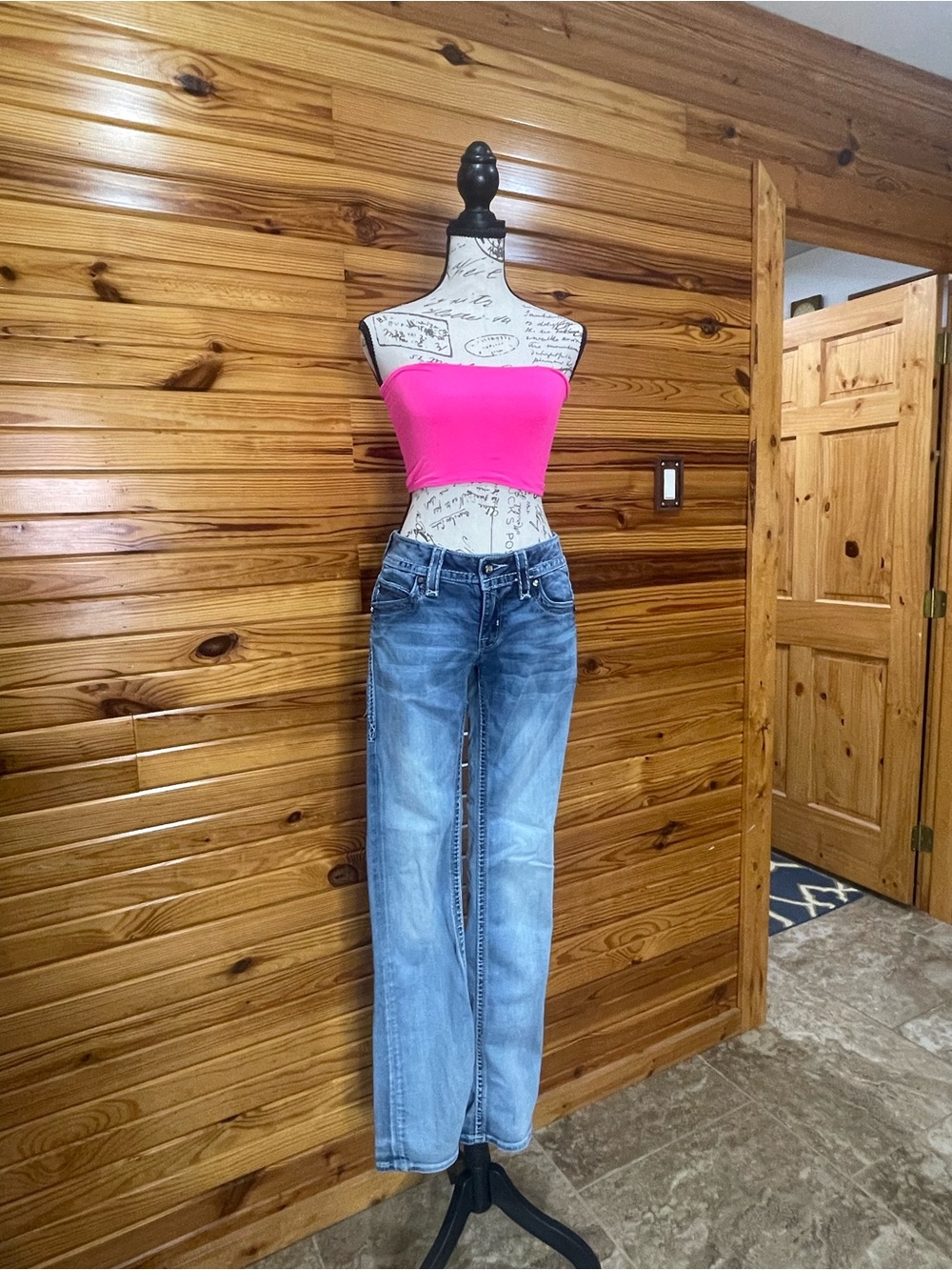 Rock Revival Women’s Boot Cut Jeans - Light Blue